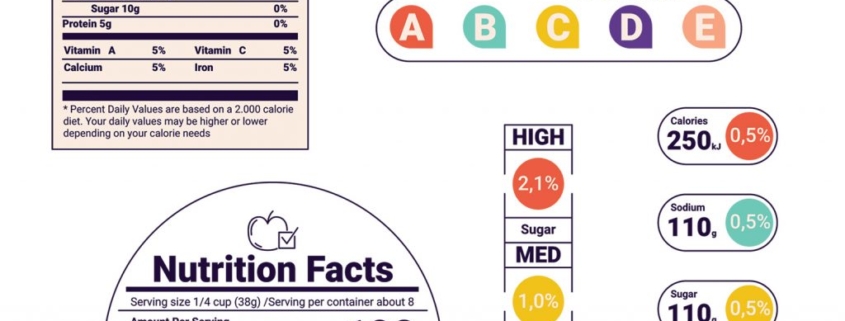 Nutraceutical product label.