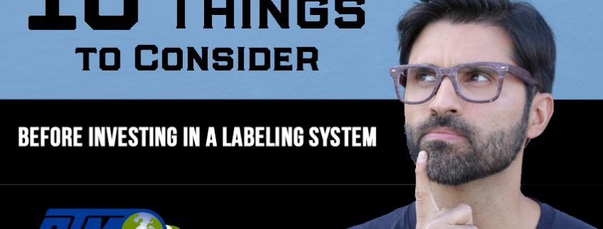 The top 10 things to consider before buying a label applicator system