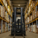 Inside look at a warehouse that utilizes barcode labels for inventory management.